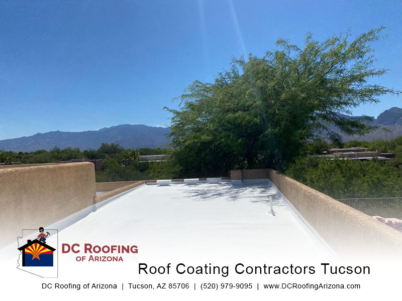 flat roof coating and repairs by DC Roofing